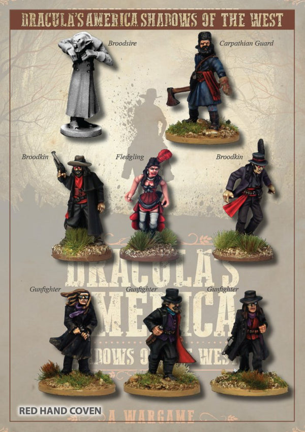 DRAC202 - The Red Hand Coven Posse - Box Set (Dracula's America - Shadows of the West) :www.mightylancergames.co.uk