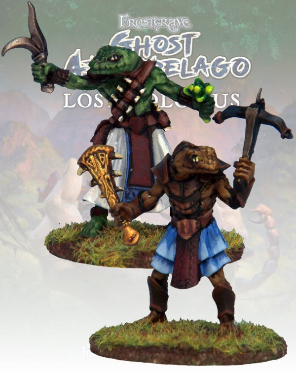 Snake Men Crackshot & Herblist - FGA311 (Ghost Archipelago - Lost Colossus) :www,mightylancergames.co.uk