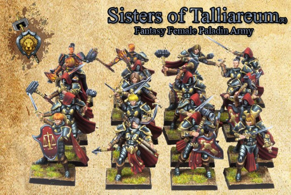 KoT-10 Sisters of Talliareum - Kingdom of Talliareum - Boxset (Shieldwolf) :www.mightylancergames.co.uk