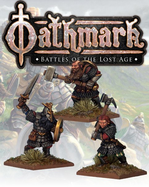 OAK109 - Dwarf Heroes - Blister Pack (Oathmark) :www.mightylancergames.co.uk