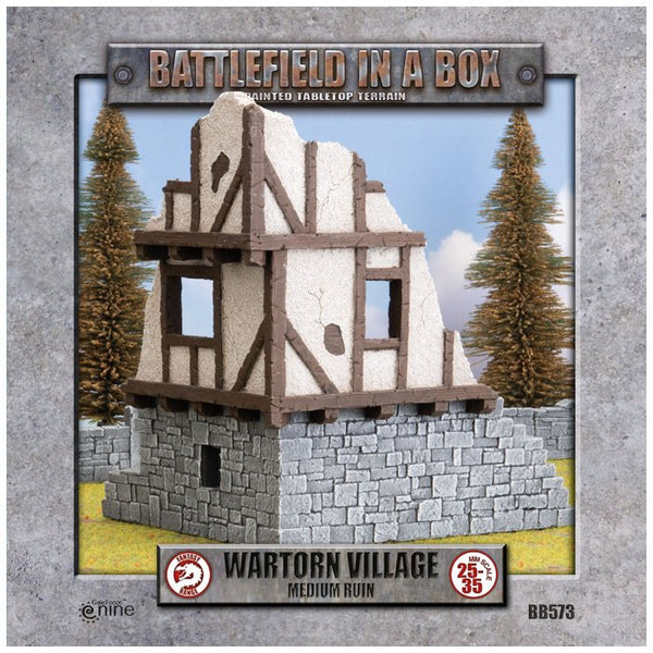 Medium Ruin - Wartorn Village - Battlefield in a Box (BB573)