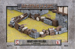 Wartorn Village Barricades - Batttlefield in a Box (BB591) :www.mightylancergames.co.uk 