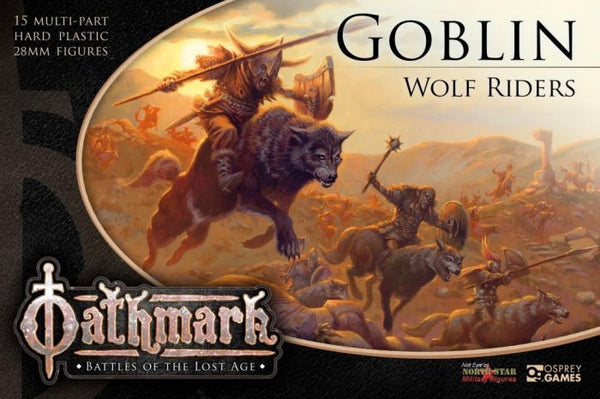 Goblin Wolf Riders - Box Set (Oathmark OAKP202) :www.mightylancergames.co.uk