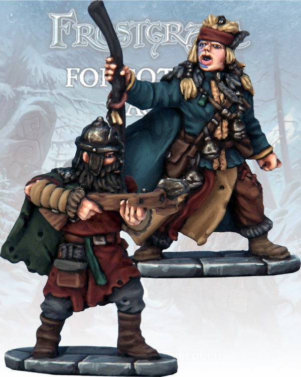 Frostgrave - Barbarian Apothecary & Marksman: www.mightylancergames.co.uk