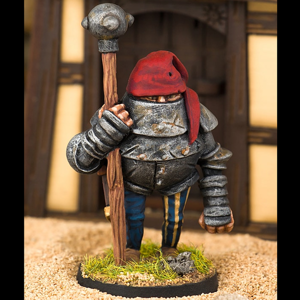 The Ironclad by Northumbrian Tin Solider is an old school style metal miniature