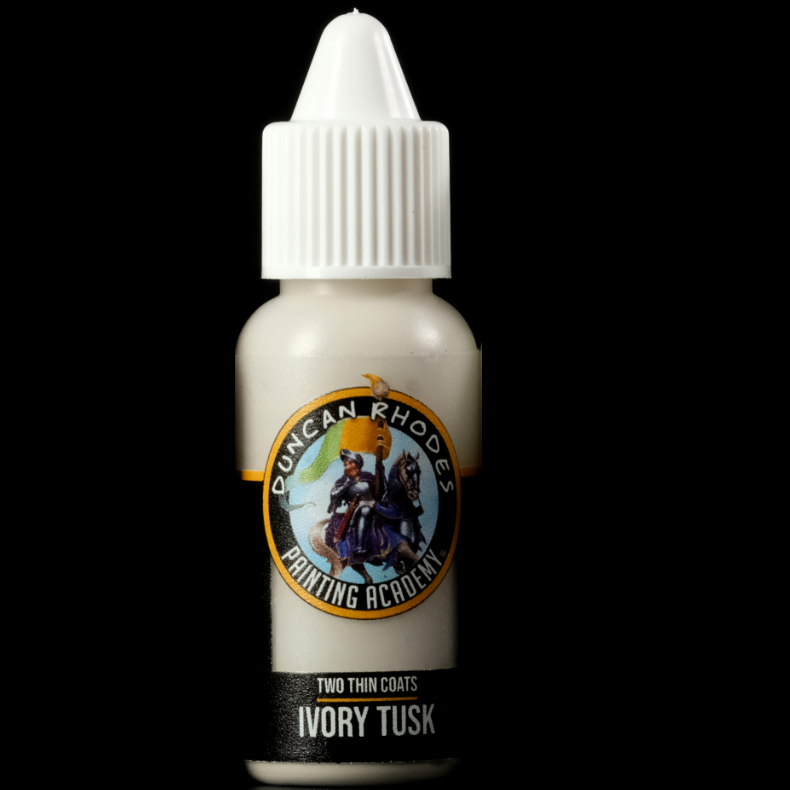 Ivory Tusk Duncan Rhodes Painting Academy Two Thin Coats paint.