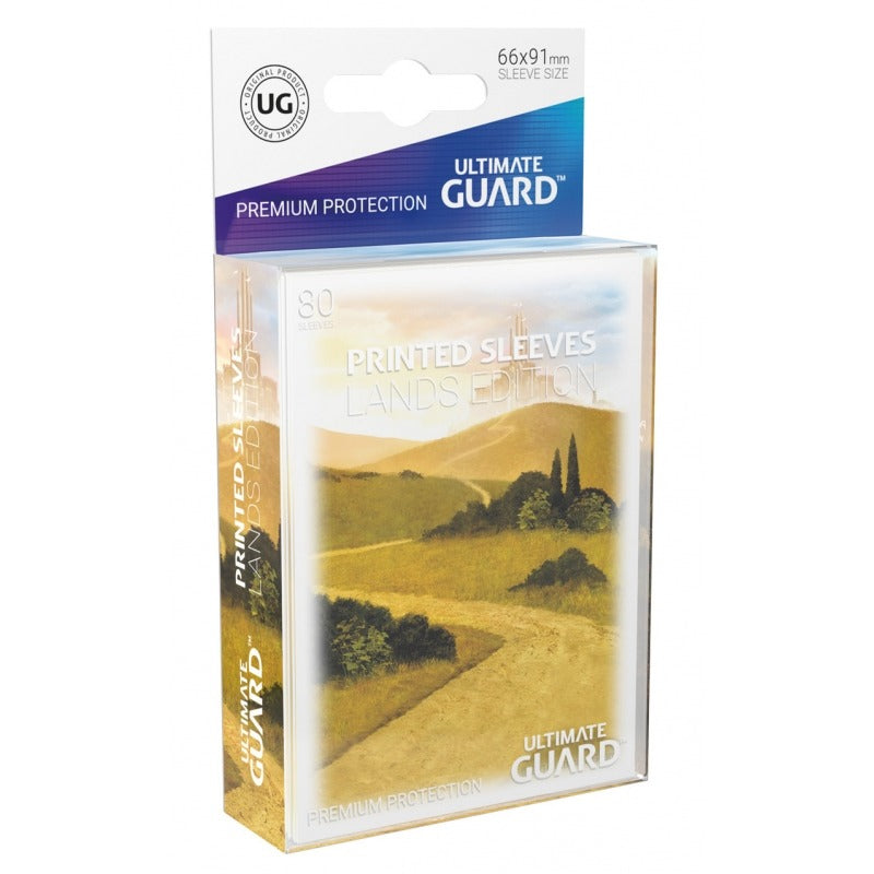 Lands Edition Card Sleeves: Plains I