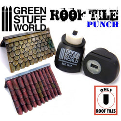 Roof Tile Punch - Dark Grey - Green Stuff World 1417