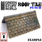 Roof Tile Punch - Dark Grey - Green Stuff World 1417