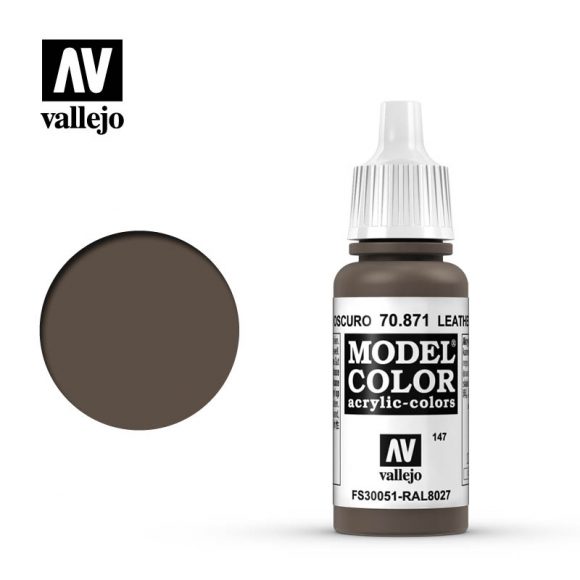 70.871 - Leather Brown (Vallejo Model Color) :www.mightylancergames.co.uk