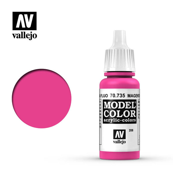 70.735 - Magenta Flourescent (Vallejo Model Color) :www.mightylancergames.co.uk