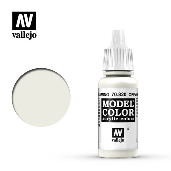 70.820 - Off-White (Vallejo Model Color) :www.mightylancergames.co.uk