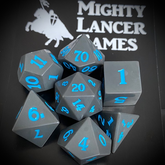 Sharp edge poly dice set for you...