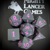 Sharp edge poly dice set for you...