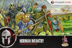 Conquest Games: Norman Infantry plastic boxed set