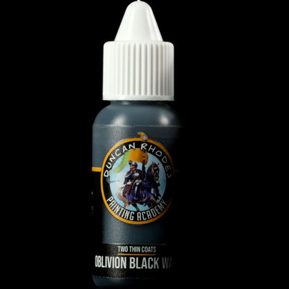Oblivion Black Wash - Two Thin Coats