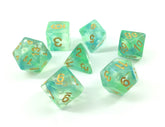 Storm  Green/ Blue Poly Dice Set...