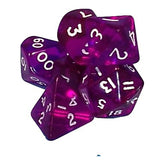 Gem Purple Poly Dice Set -GDP2