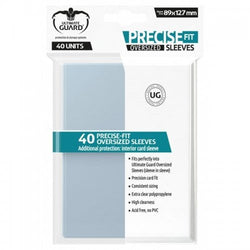 ULTIMATE GUARD PRECISE-FIT SLEEVES OVERSIZED TRANSPARENT (40)
