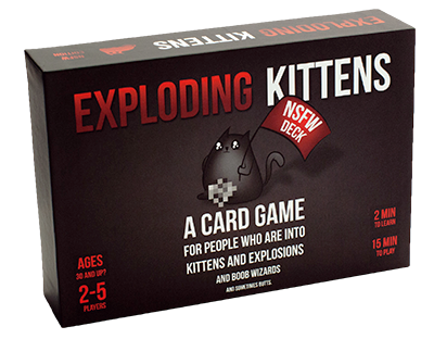 Exploding Kittens NSFW Edition :www.mightylancergames.co.uk