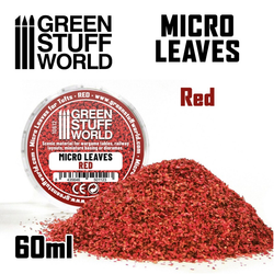 Micro Leaves -Red - Green Stuff World