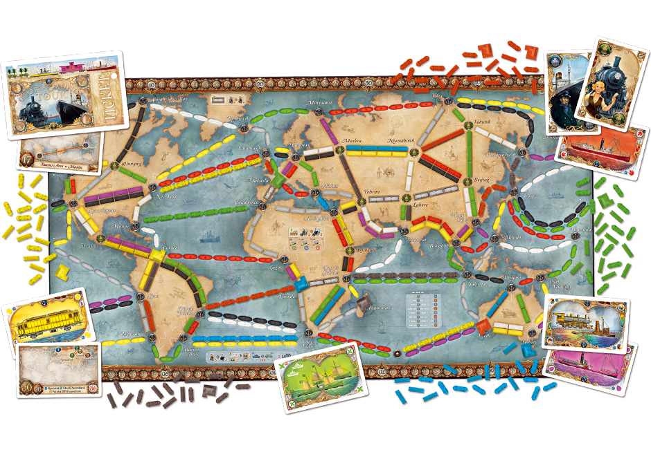 Ticket to Ride - Rails & Sails :www,mightylancergames.co.uk