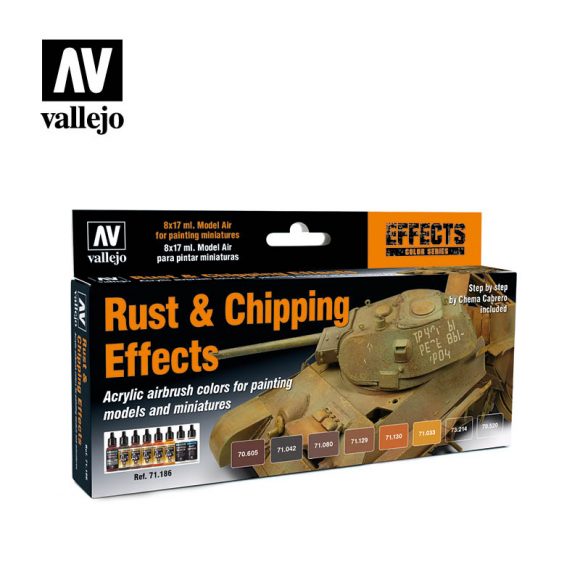 AV Vallejo Model Air Set - Rust and Chipping Effects: www.mightylancergames.co.uk