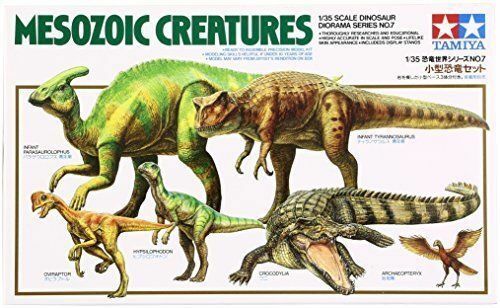 MESOZOIC CREATURES SET  - Tamiya (1/35) Model Kit
