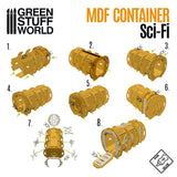 Sci-Fi Container Pod - MDF Terrain (10320) - Green Stuff World