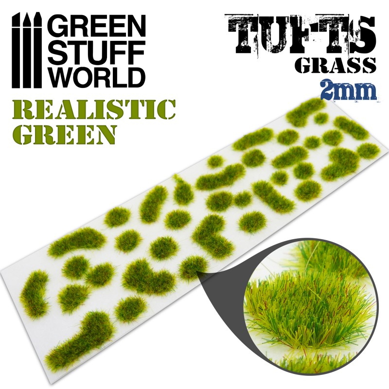 2mm Tufts - Green Stuff World :www.mightylancergames.co.uk