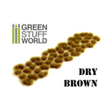 Dry Brown - Grass Tufts 6mm - Green Stuff World 1248