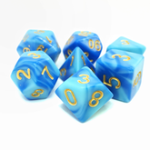 Elemental two-tone dice in an el...