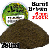Flock nylon burnt brown - 3mm- 280ml - Green Stuff World -9343
