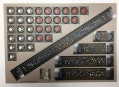 SAGA - Cardboard Measuring Sticks + Tokens: www.mightylancergames.co.uk