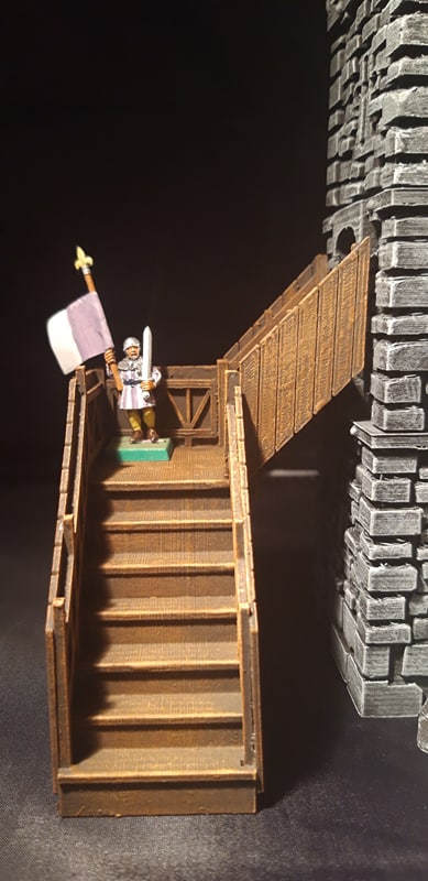 Castle/Tower Stairs - Iron Gate Scenery (P118)
