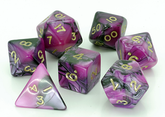 Toxic D20 Poly Dice set - Pink w...