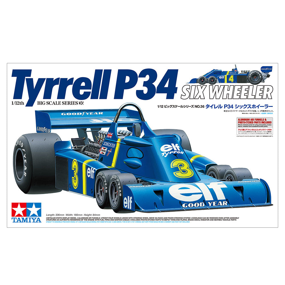 Tyrell P34 Six Wheeler 1/12th Scale Model