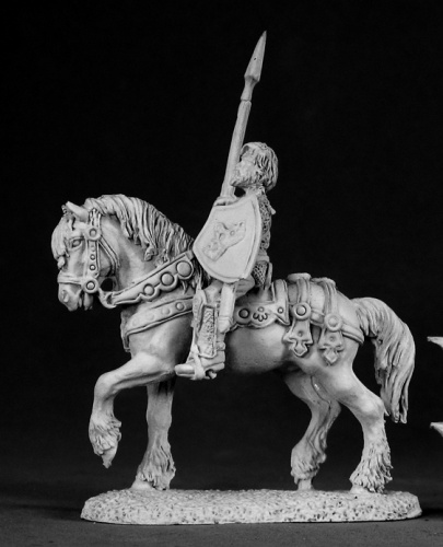 Horse and Rider Miniature 