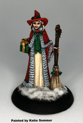 01632: 12 Days of Reaper - Christmas Witch by Bob Ridolfi: www.mightylancergames.co.uk