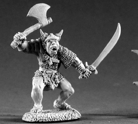 02262: Orc Warrior of Kargir by Sandra Garrity