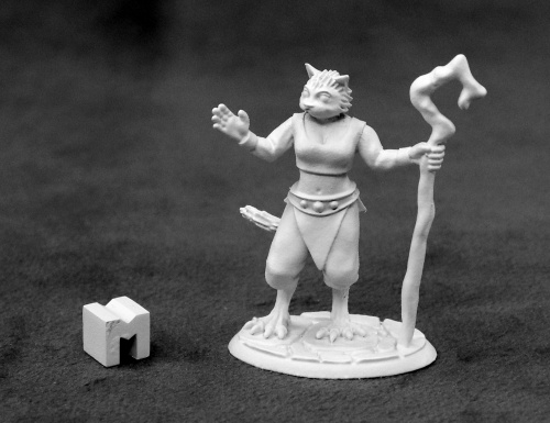 03927: Mistveil, Catfolk Sorceress by Glenn Harris: www.mightylancergames.co.uk