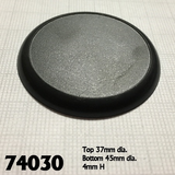 Set of 10 45mm Round Plastic Display bases