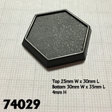 74029: 1inch Hex Plastic Gaming Base (20)