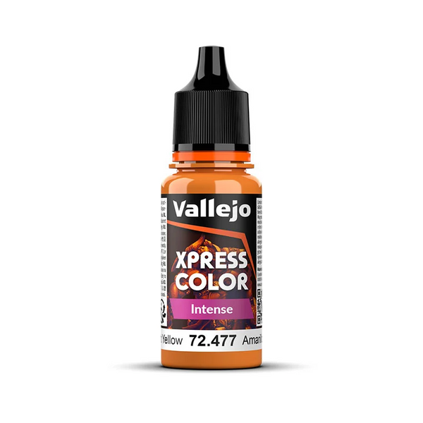 Vallejo Intense Dreadnought Yellow Xpress Color Hobby Paint 18Ml