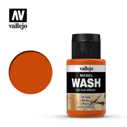 Model Wash Light Rust 76.505 is recommended for rust effects and winter scenes, cold scenes and decay or abandoned vehicles, metallic structures or all kind of metallic parts.
