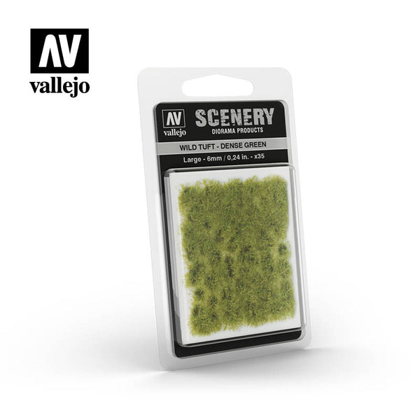 Wild Tuft Dense Green - 6mm Tufts - Vallejo Scenery
