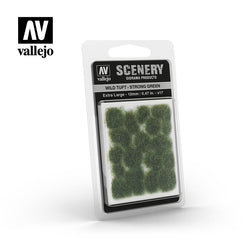 Wild Tuft Strong Green- 12mm Tufts - Vallejo Scenery