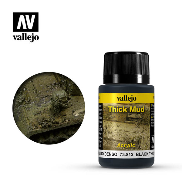 73.812 Black Mud - Weathering Effects - Vallejo Acrylic