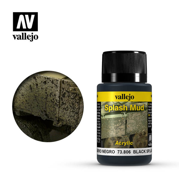 73.806 Black Splash Mud - Weathering Effects - Vallejo Acrylic