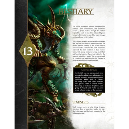 SoulBound - Age of Sigmar RPG-  Hardback Book